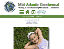 Tablet Screenshot of midatlanticgeothermal.com